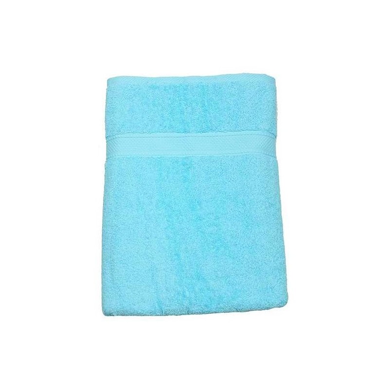 Serviette de bain 100x150 comoris turquoise